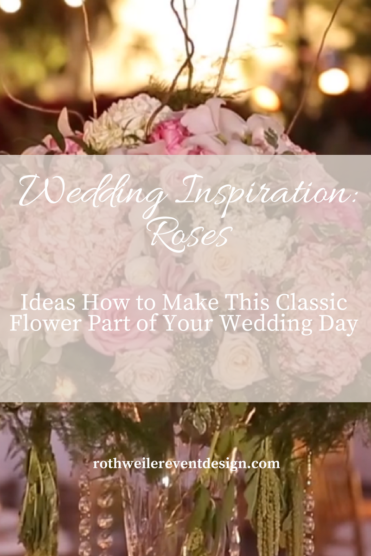 Blog cover for wedding inspiration using roses