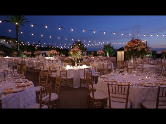 Outdoor wedding ceremony location