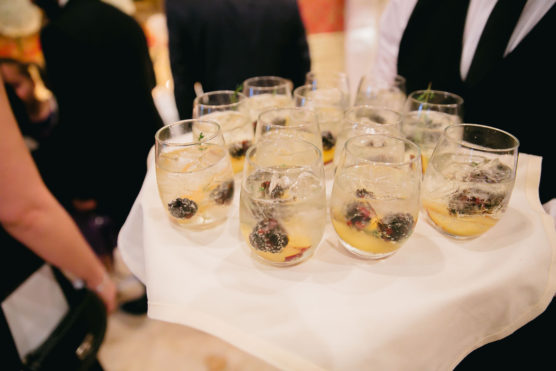 Signature drinks for a rehearsal dinner