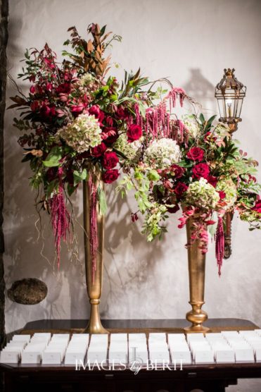 Wedding escort card table