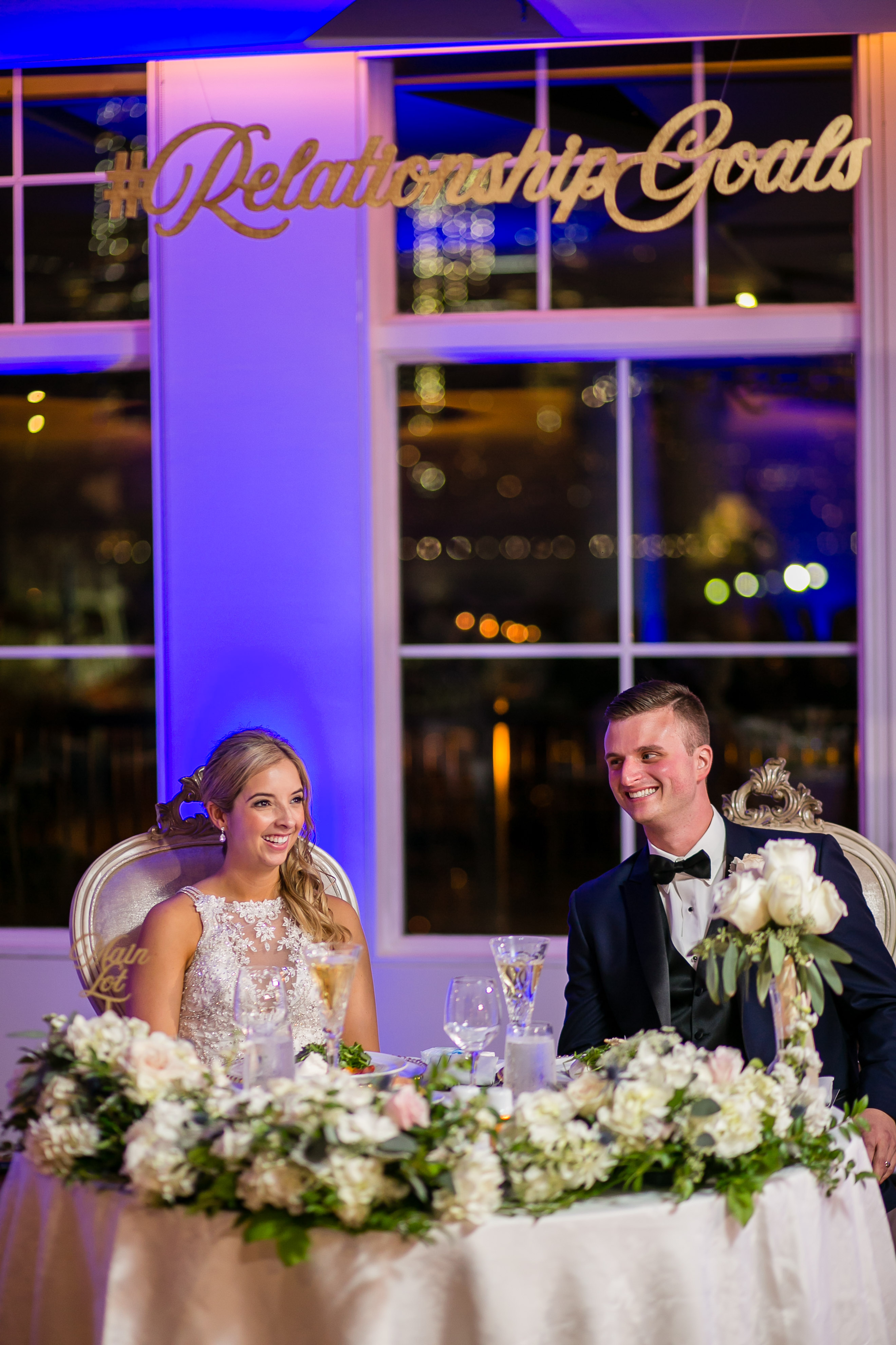 bride and groom flowers