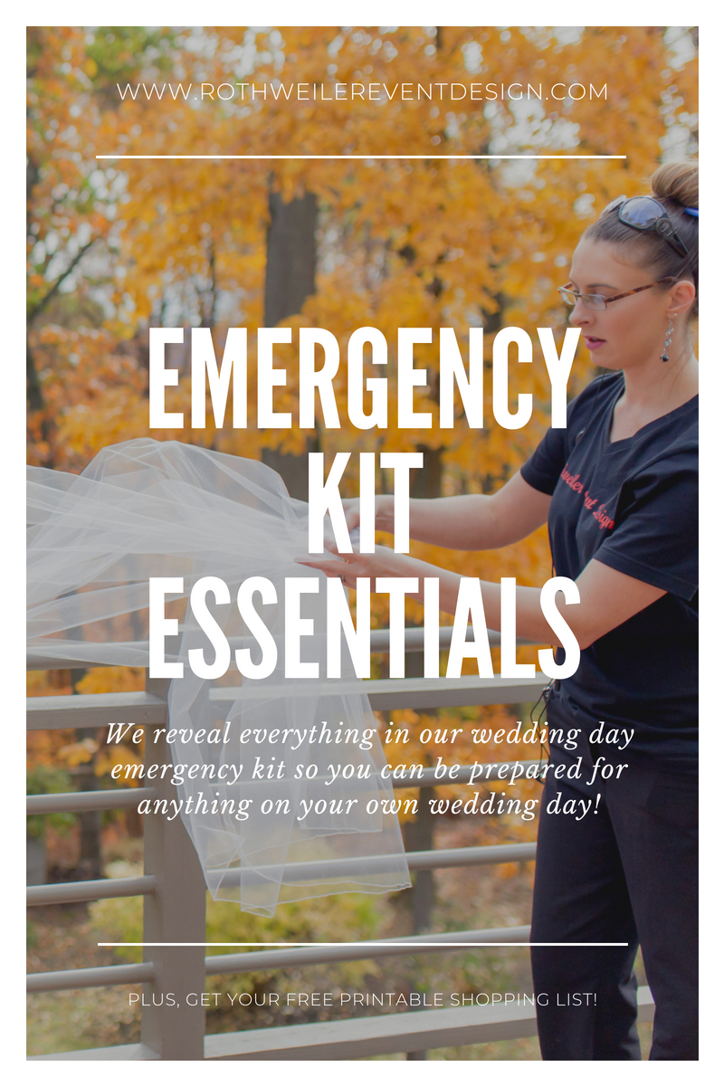 Inside A Wedding Planner's Bridal Emergency Kit — PACIFIC ENGAGEMENTS