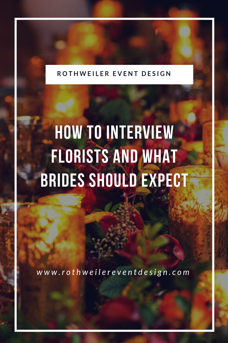 How to Interview Florists and What Brides Should Expect. The blog that every engaged couple needs to read before hiring a florist for their wedding. Read this to find out how to find the best florist for your wedding day and learn what to ask along the way!