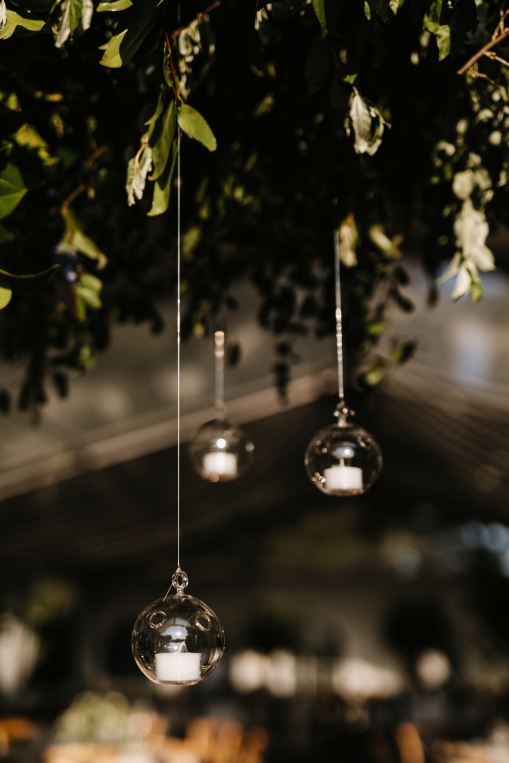 Wedding ceremony floral installation