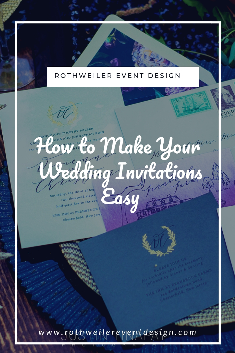How To Make Your Wedding Invitations Easy - Blog