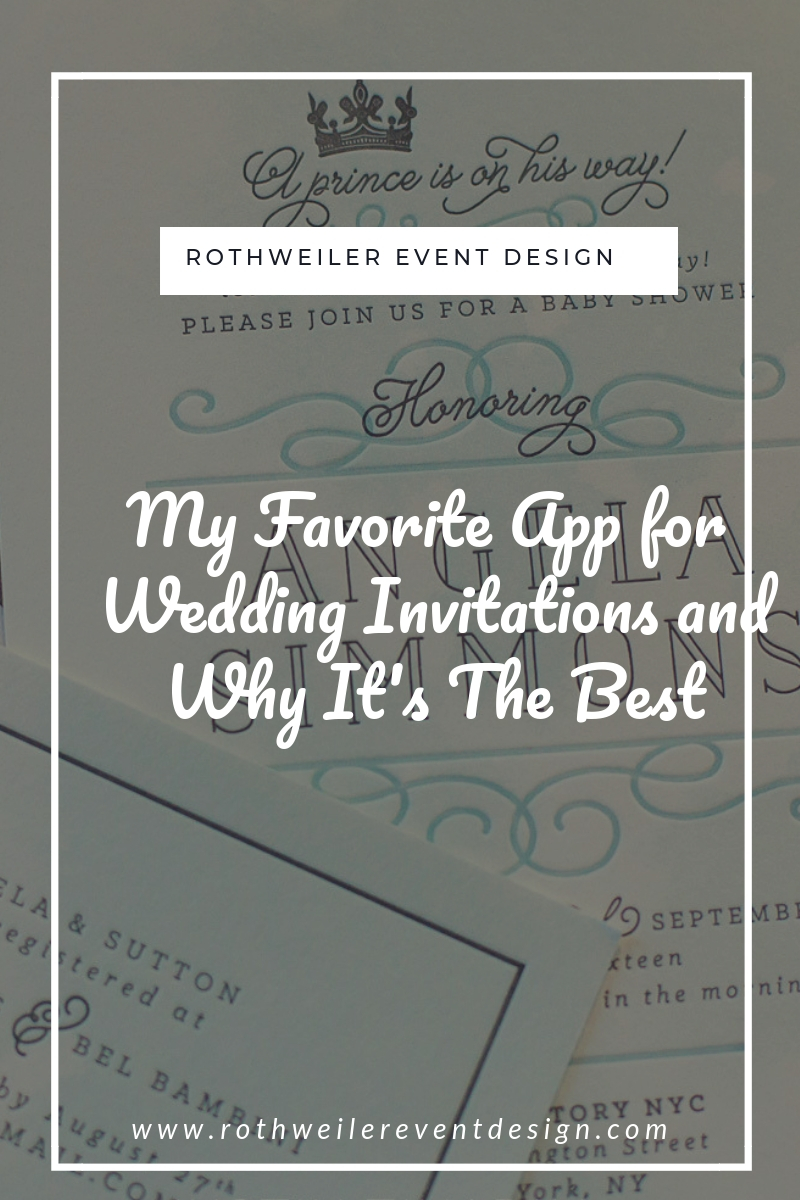 My Favorite App for Wedding Invitations and Why It's The Best Blog