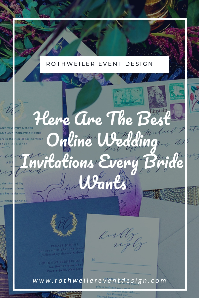 blog cover for blog about online wedding invitations