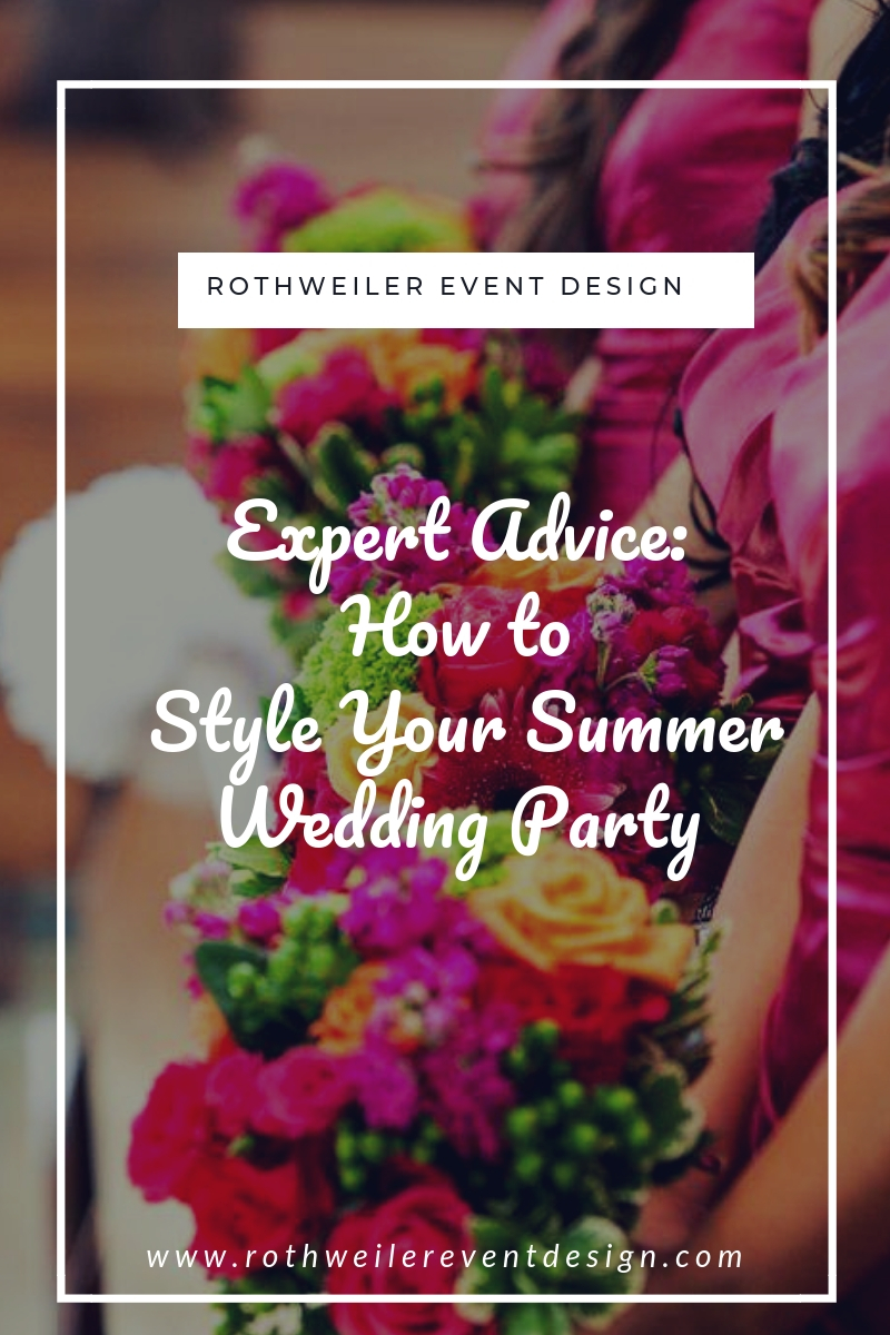 blog cover for blog about summer wedding party wardrobe