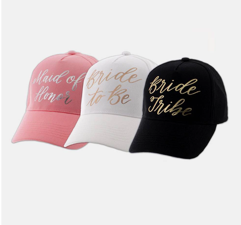 bachelorette party supplies baseball caps