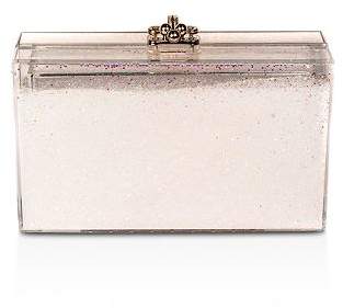 sparkly pink clutch purse