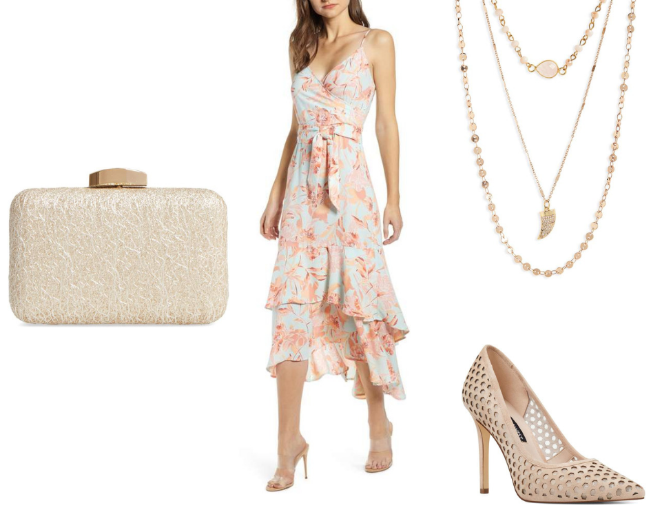 floral dress mood board