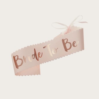 bride to be sash