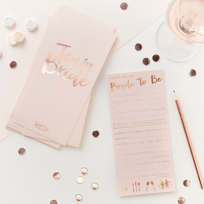bride to be advice cards from target