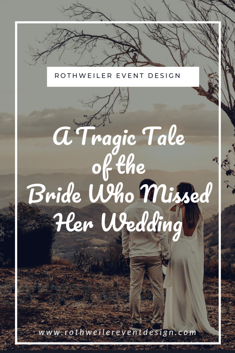 A Tragic Tale Of The Bride Who Missed Her Wedding Blog(00)