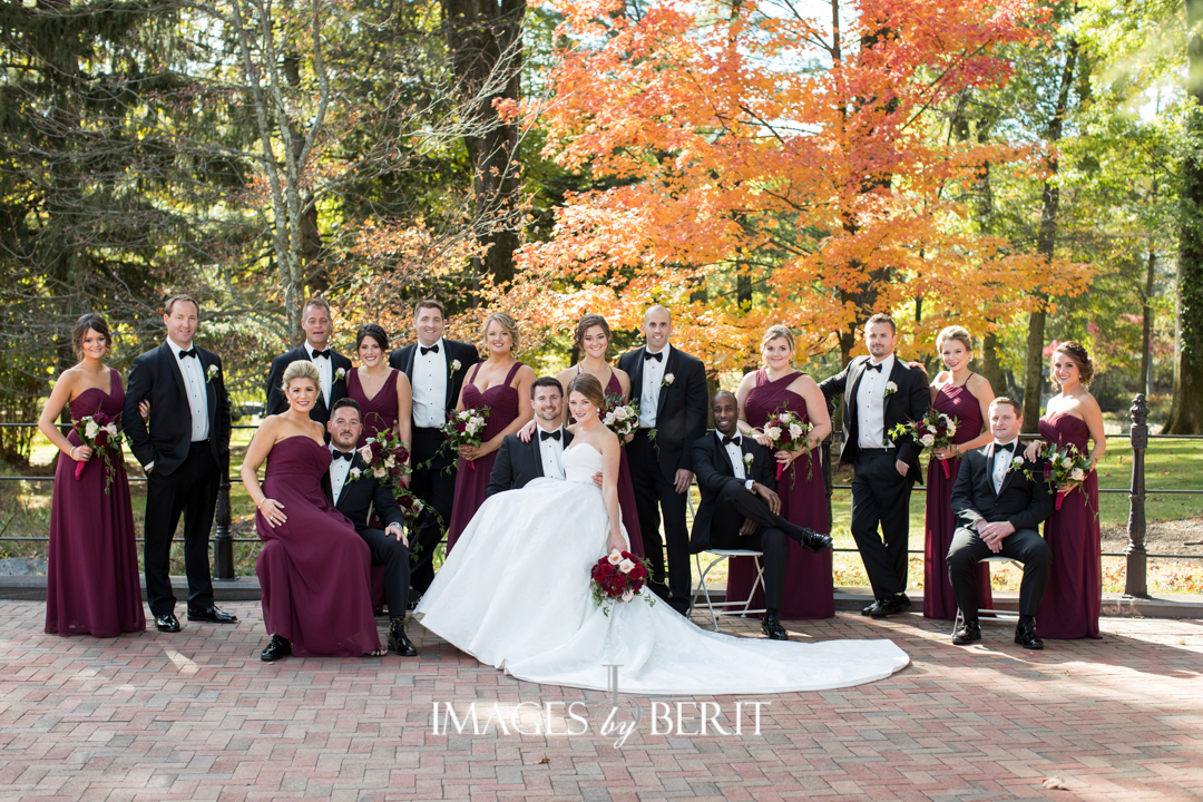 fall wedding bridesmaid dresses burgundy