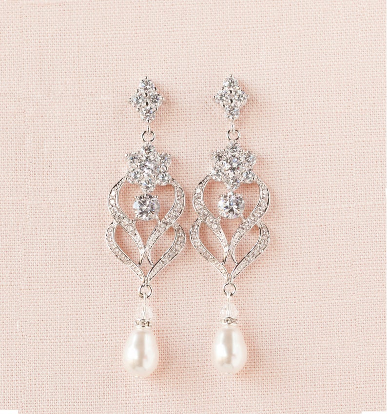 crystal earrings