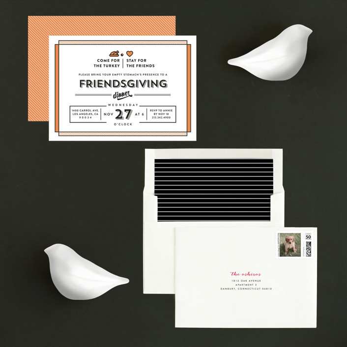 friendsgiving invitation suite