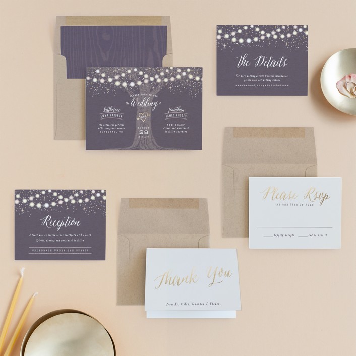 garden style wedding invites