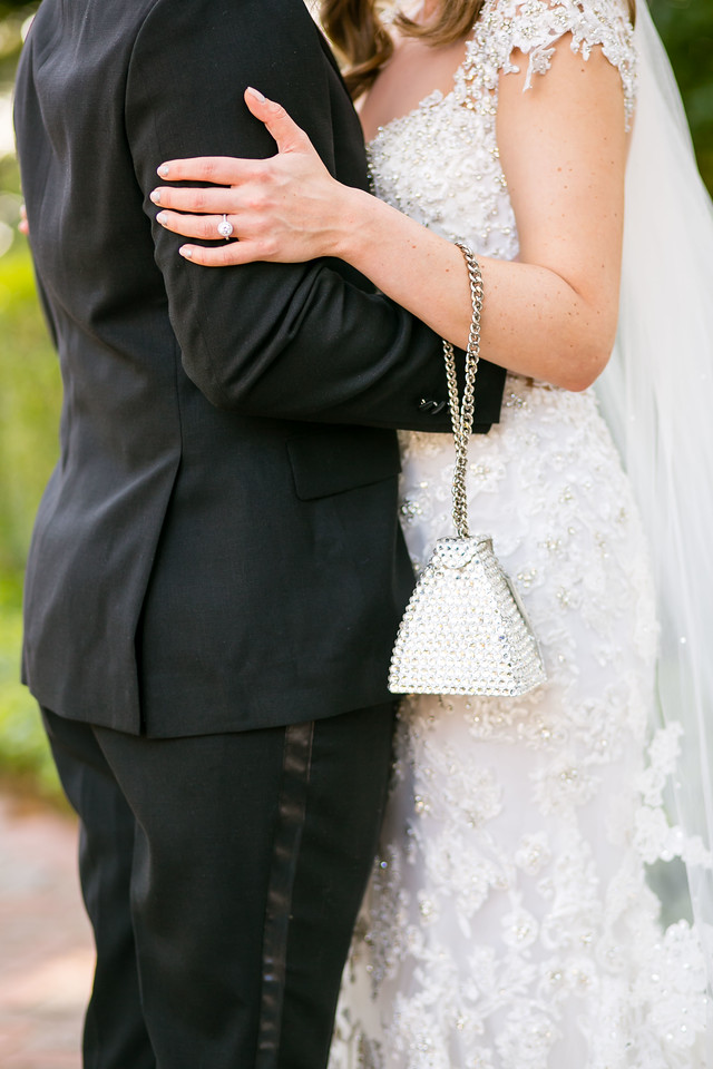 bride and groom close shot