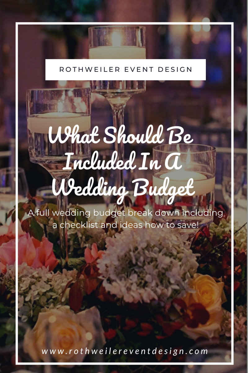 What Should Be Included In A Wedding Budget Every Time - Blog