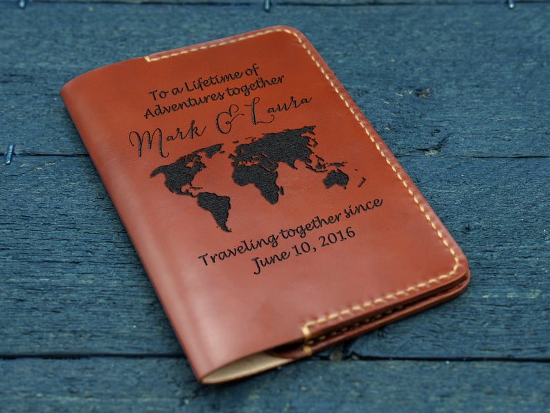 personalized passport cover