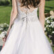 bride from back with detailed gown