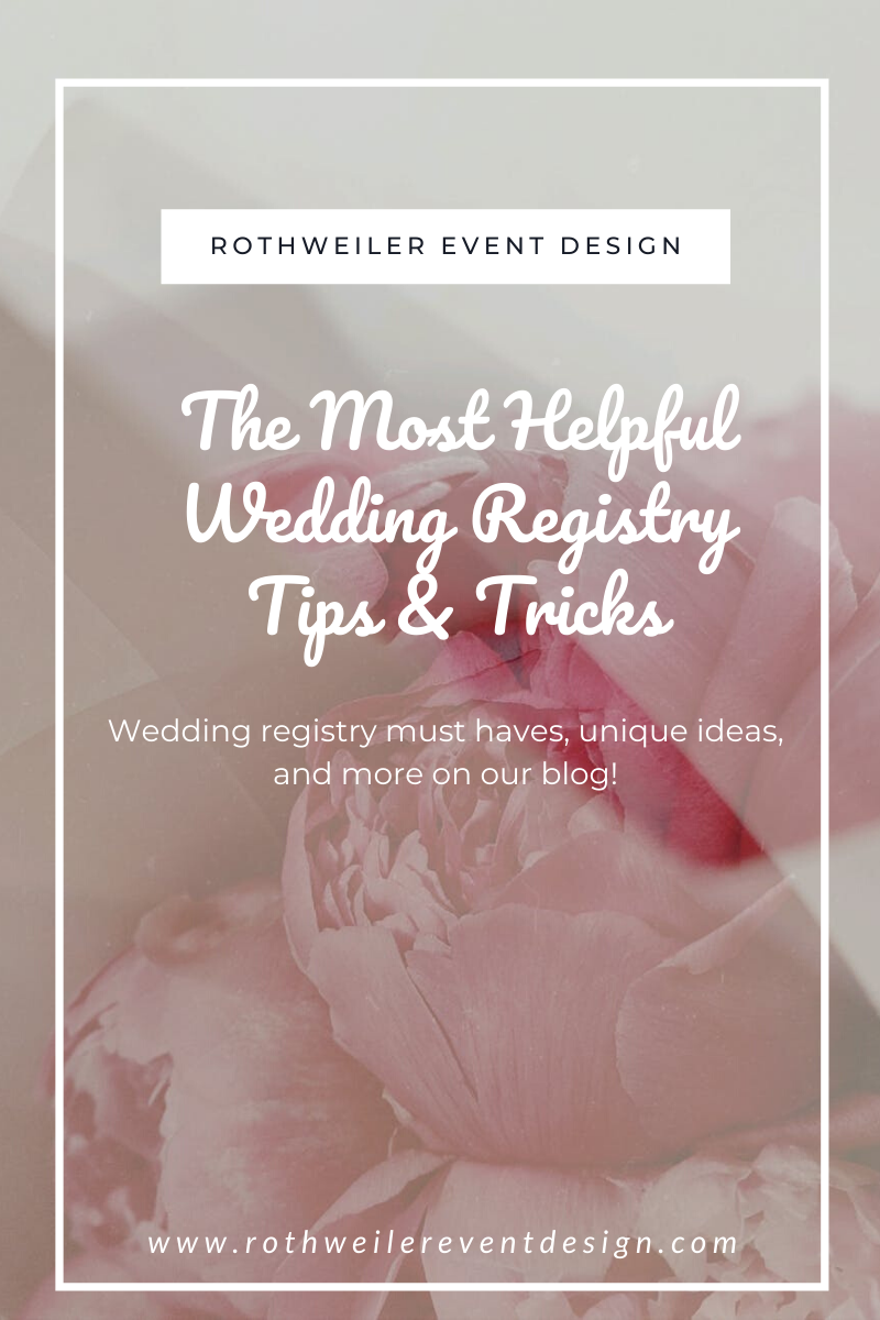 Must-Have Items on Your Wedding Registry!