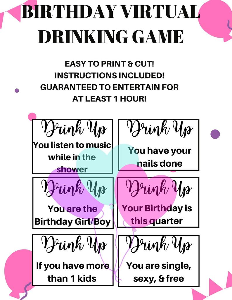 birthday drinking game