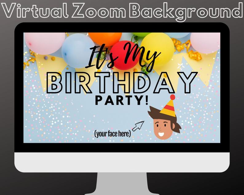 zoom background for birthday