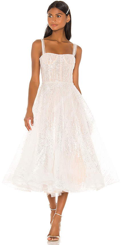 short bridal gown