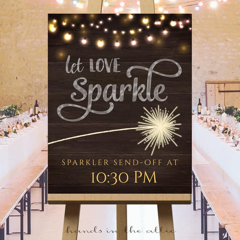 sparkler sign