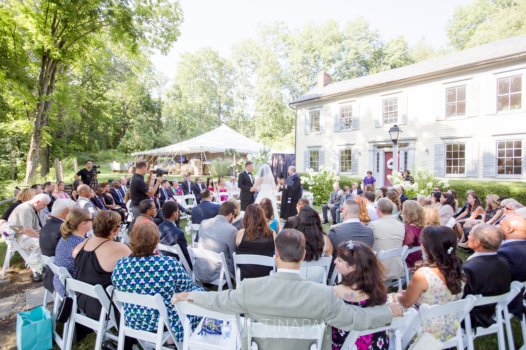 outdoor wedding ceremony