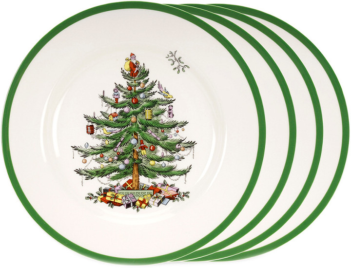 Christmas dinnerware