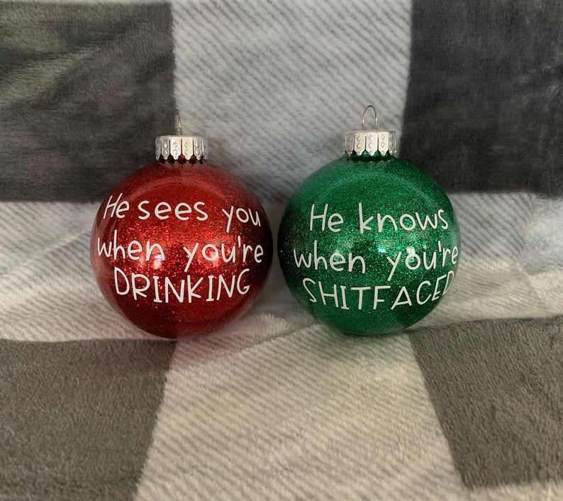 holiday ornaments etsy