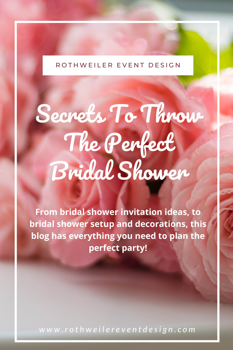 Friday Five: 5 Bridal Shower Must Haves