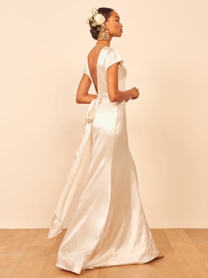 long off the rack bridal gown