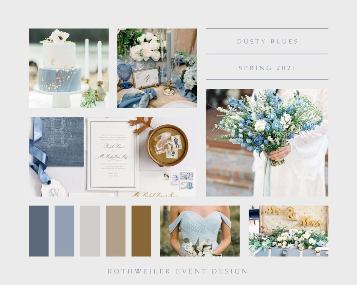 Announcing The 3 Top Spring Wedding Color Combinations For 2021 You ...