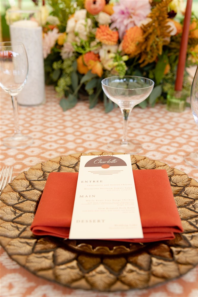 wedding place setting