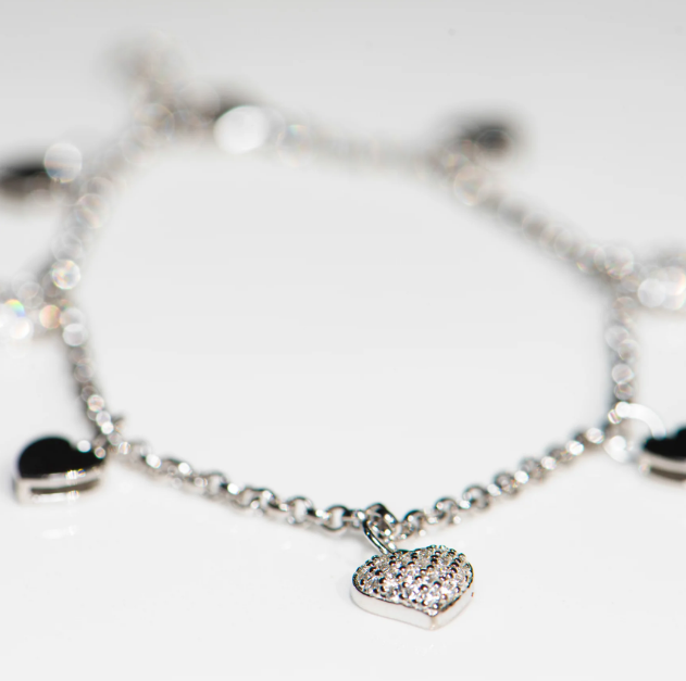 heart bracelet for bridesmaid