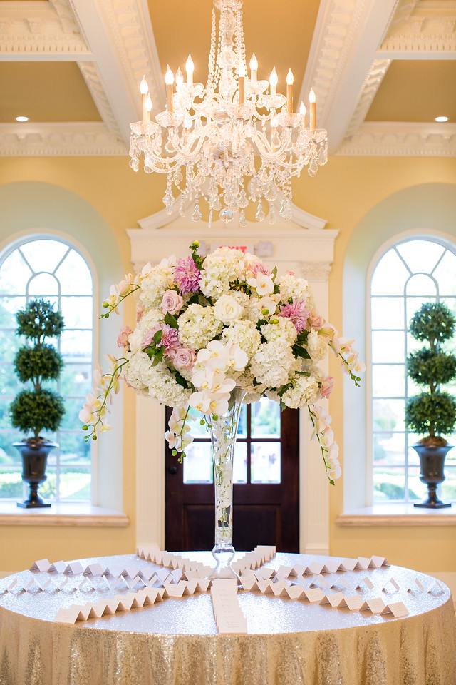 escort card display wedding