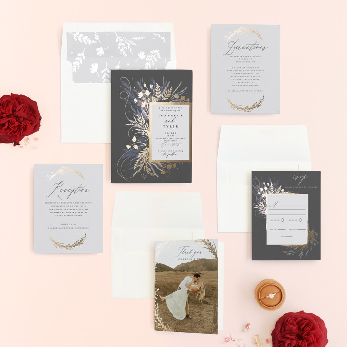 fall wedding invitations