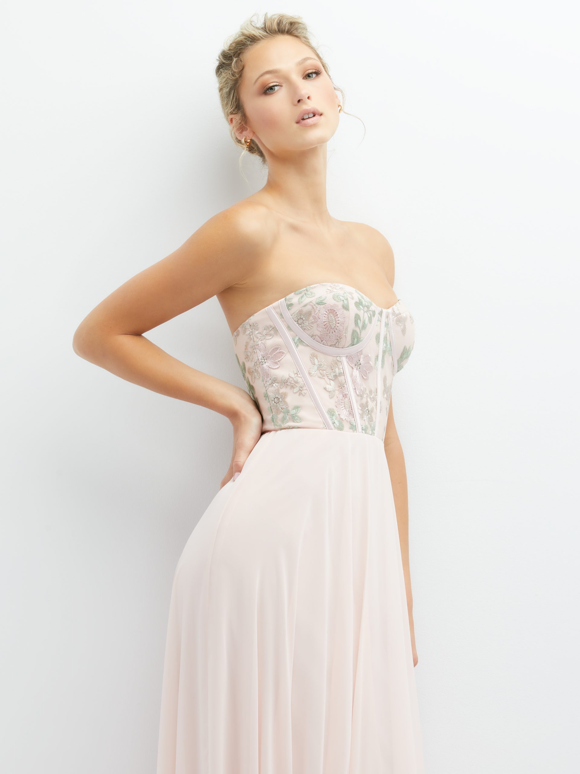 strapless bridesmaid dresses