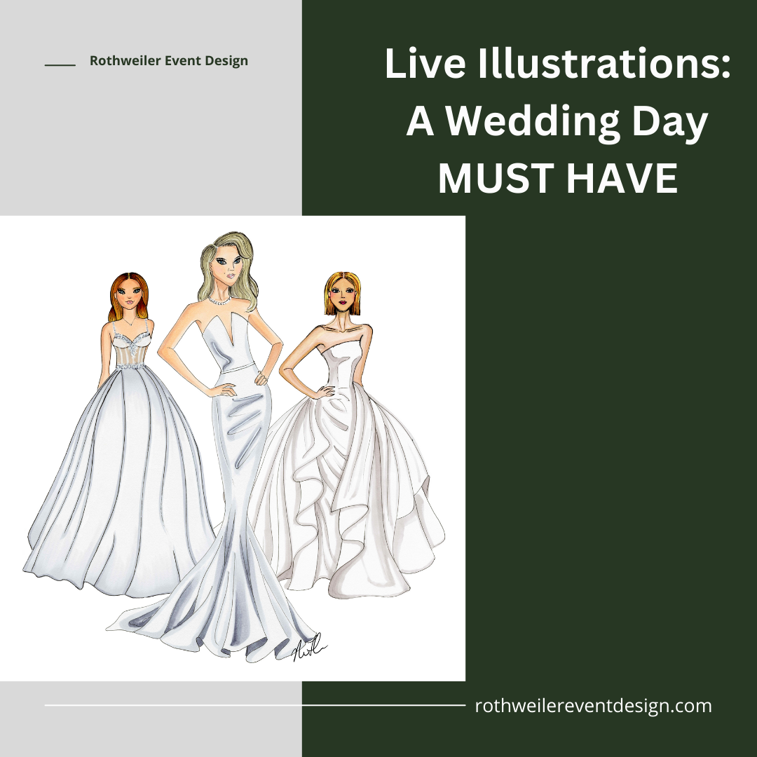 blog about live illustrations at your wedding