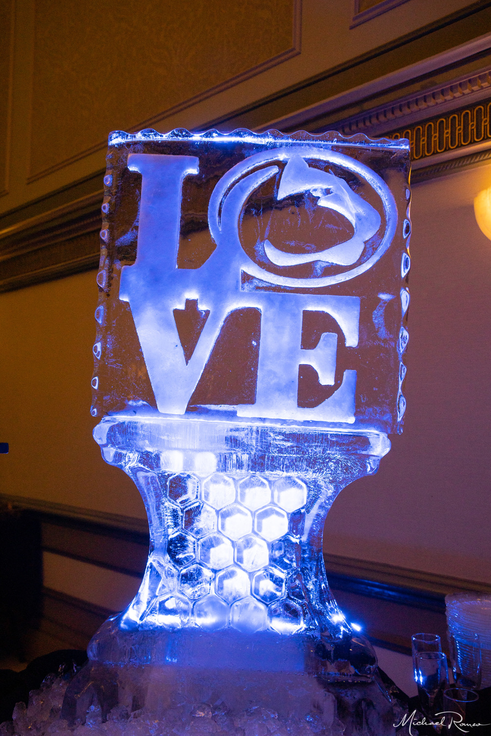 penn state love ice sculpture