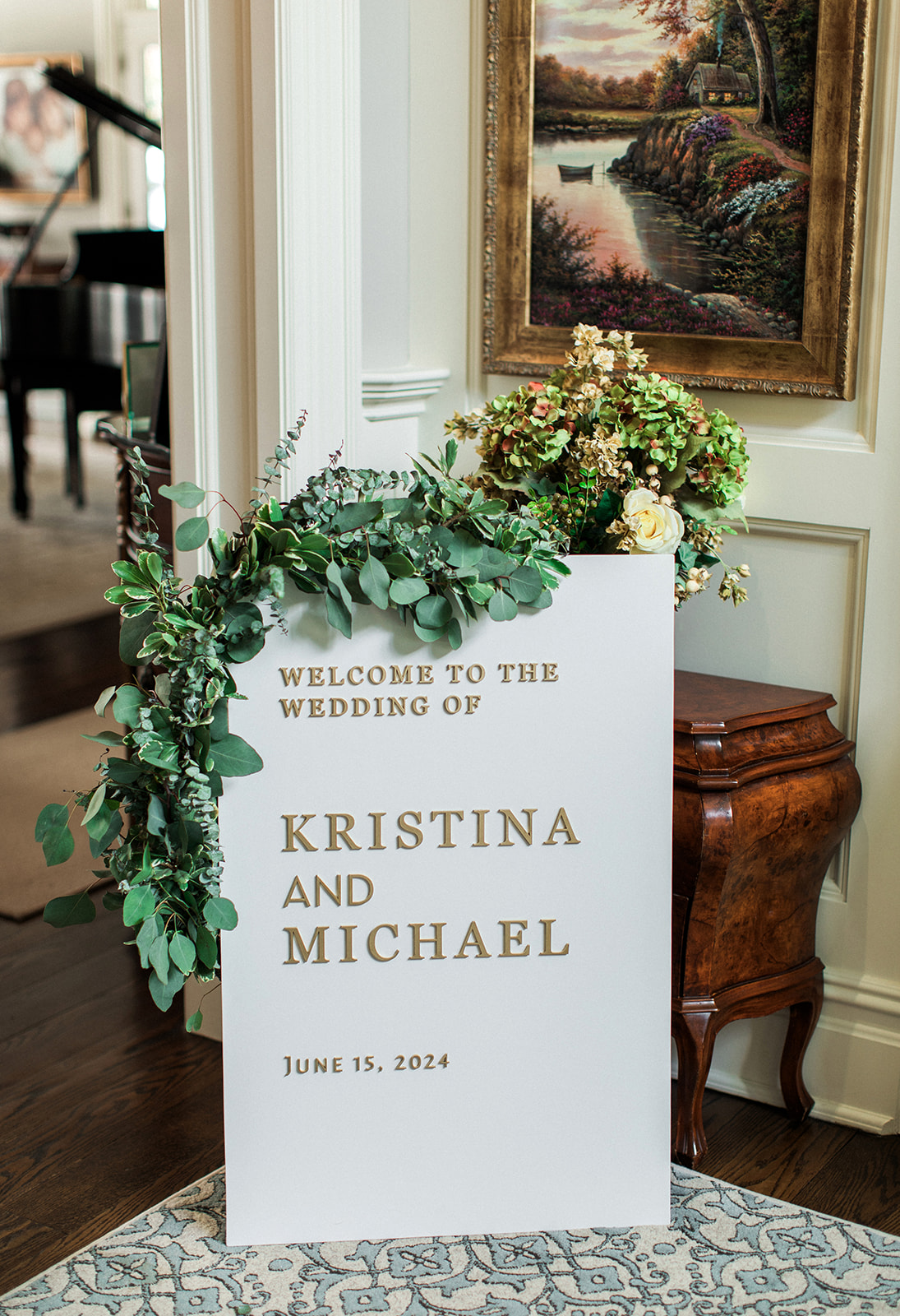 wedding welcome sign