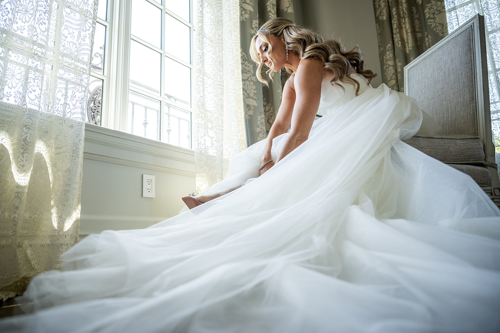 bride getting ready