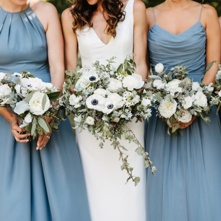 bridesmaid color blue