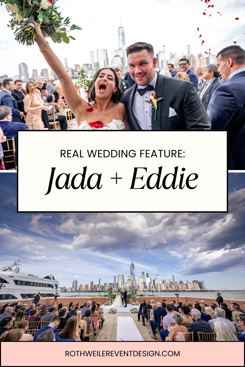 blog cover about a luxury yacht wedding