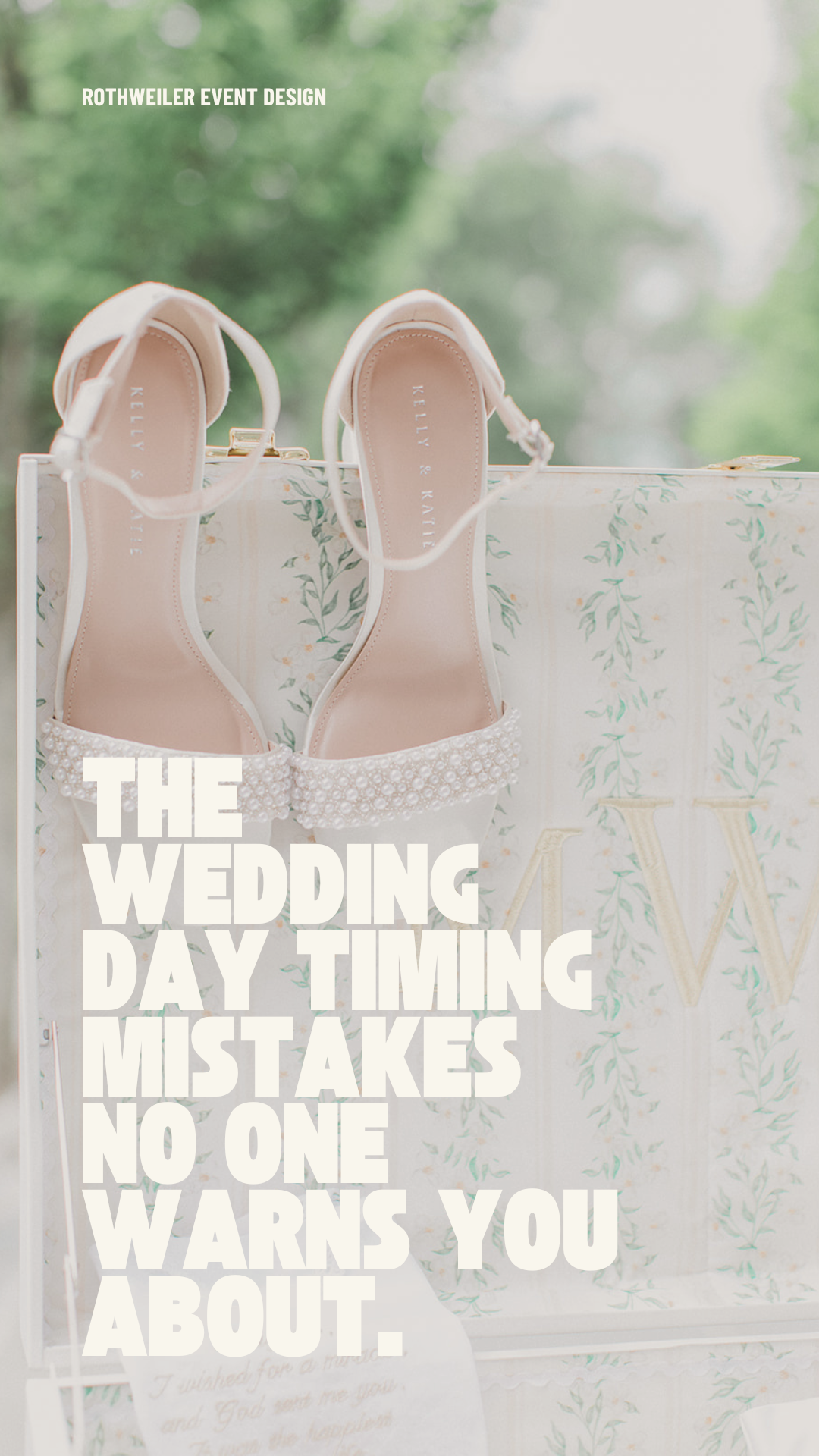 blog about wedding day timing mistakes