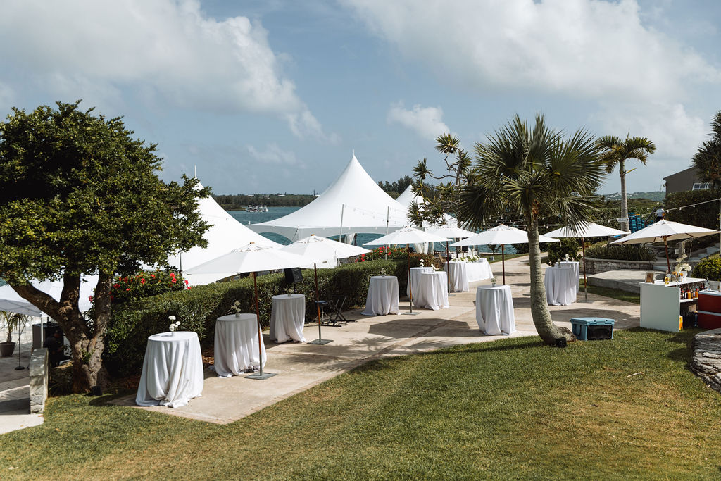 tented wedding in bermuda